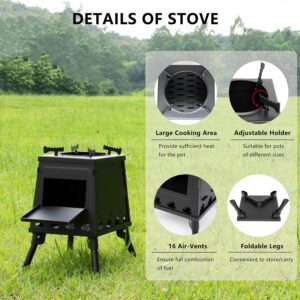 camping wood stove